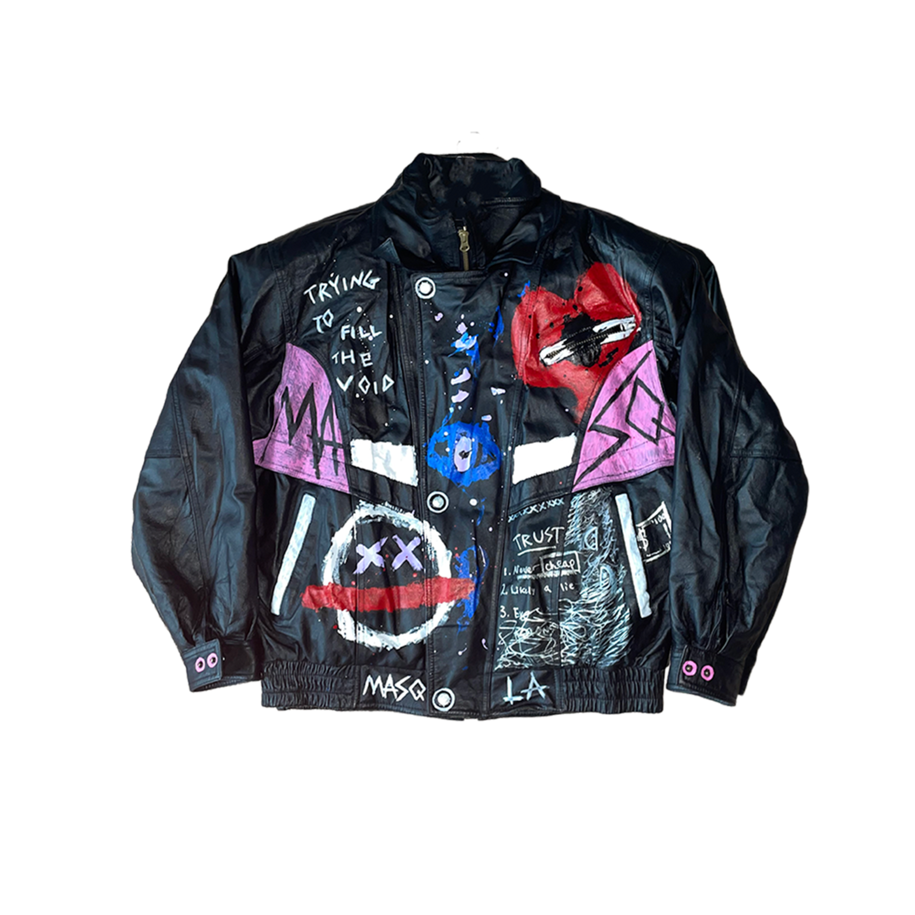 Diy punk sales leather jacket